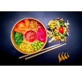SALMON POKE WITH RICE